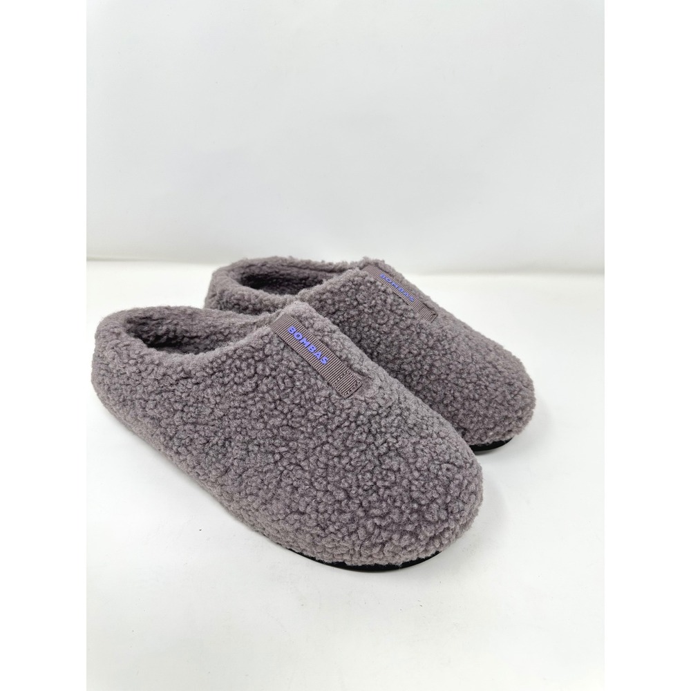 Bombas Sunday Slippers Women 6 Dusty Purple Sherpa Fleece Lounge